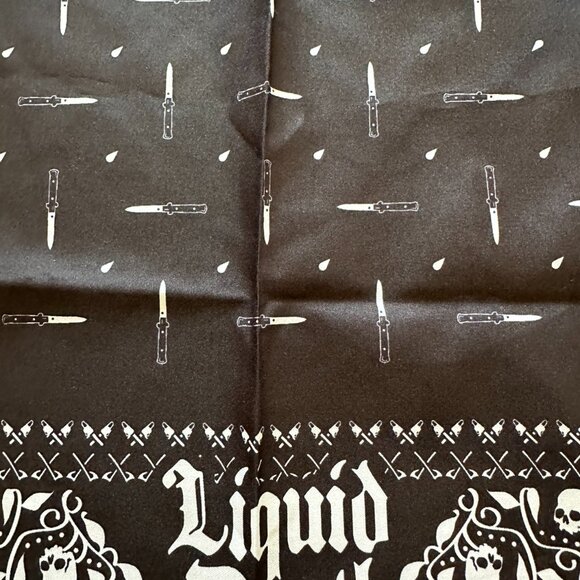 BLACK BANDANA NEW IN PACKAGE - Picture 2 of 4